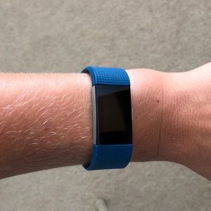 Blue Fitbit charge 2